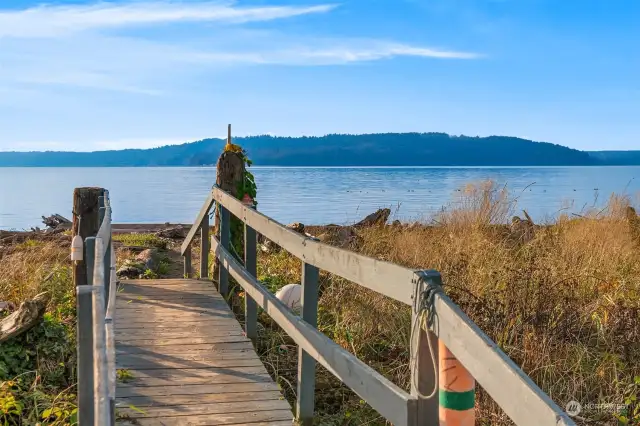 Bridge to the beach