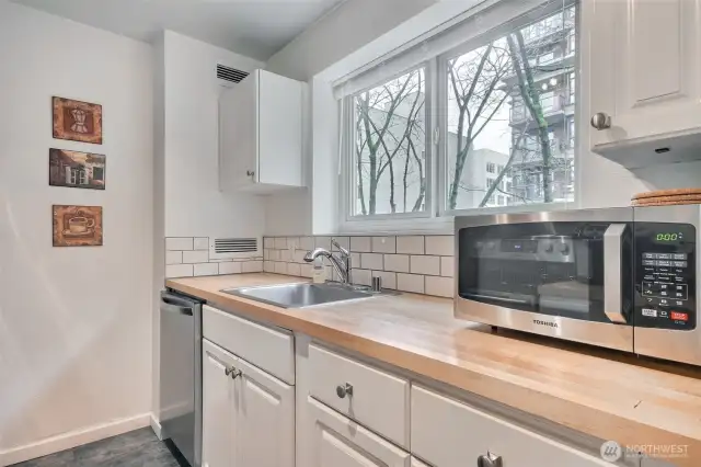 Lots of natural light in this condo.