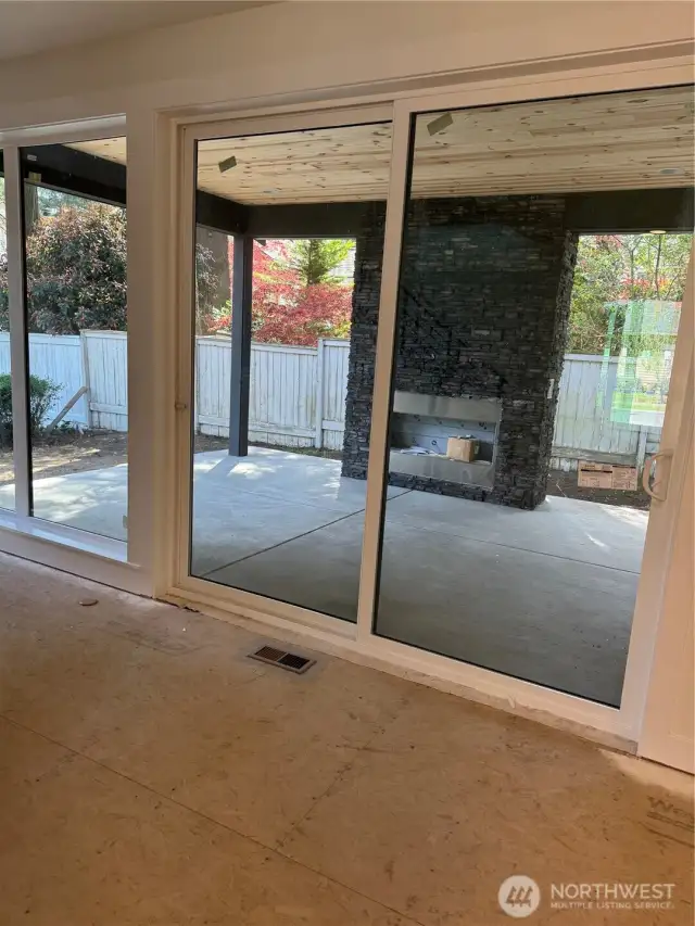 Outside Covered Patio  Under construction