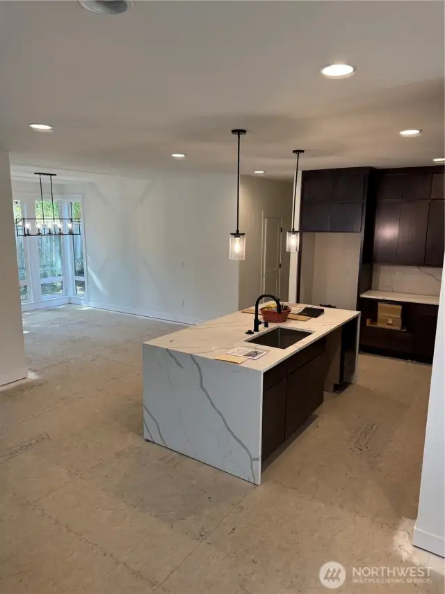 Kitchen under construction
