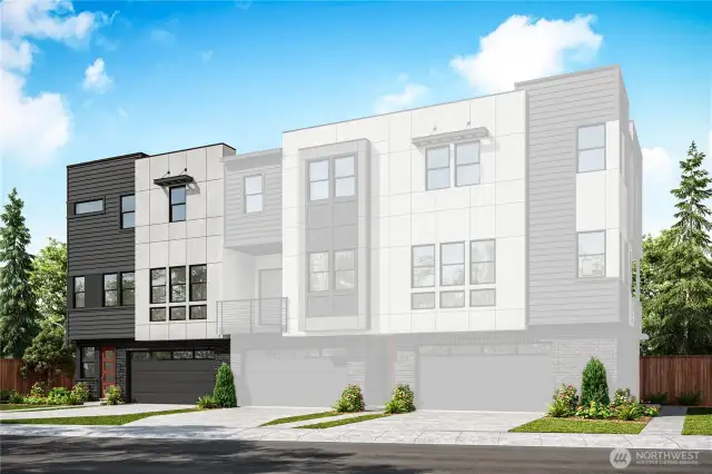 Exterior Rendering for marketing purposes only. Features and colors may vary