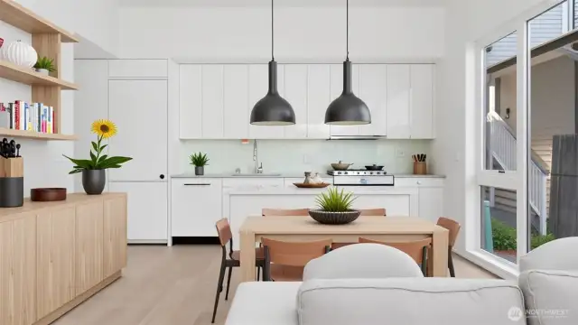 Recessed Kitchen Appliances With Gas.