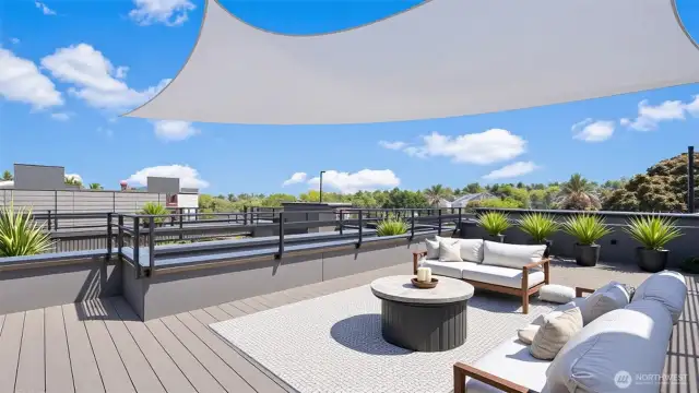 Rooftop Deck With Panoramic Views!