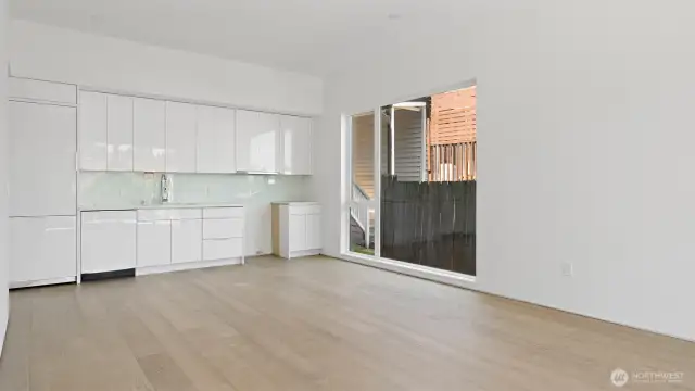 Entrance - Open Kitchen.