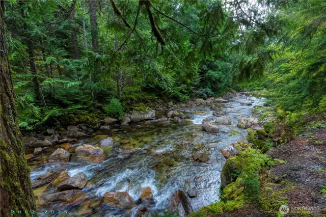 Tye River access a stone's throw from your door.