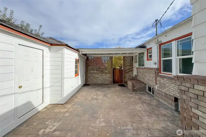 Pressed Concrete Patio