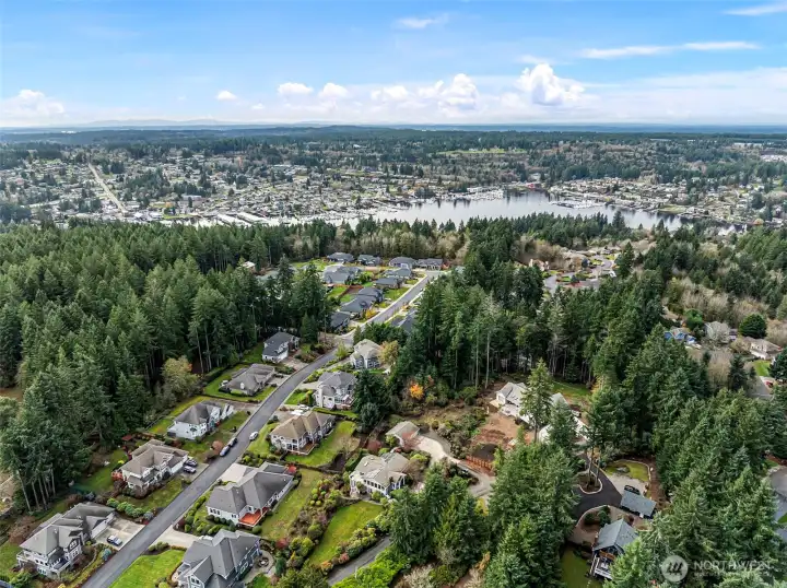 Great shot!  West Passage Ridge is just minutes from downtown Gig Harbor. The neighborhood is in a quiet area, yet offers easy access to everything the town has to offer.