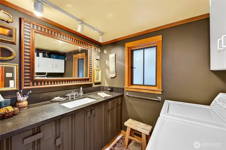 Main Bathroom and Laundry