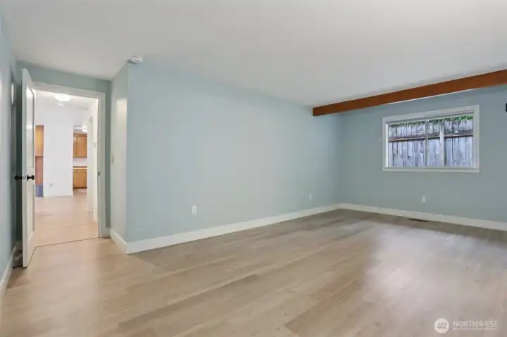 Main floor master bedroom