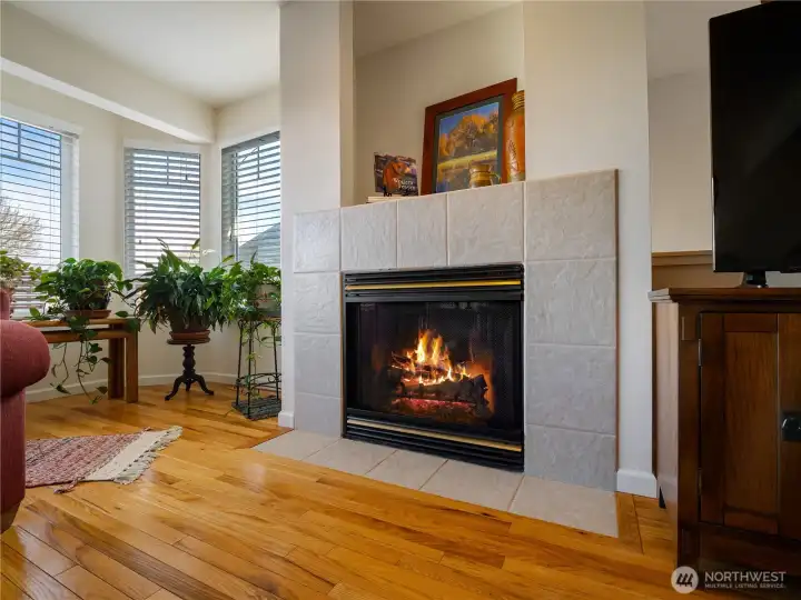 If you are a home body that likes to curl up infront of the fireplace this is the place for you.