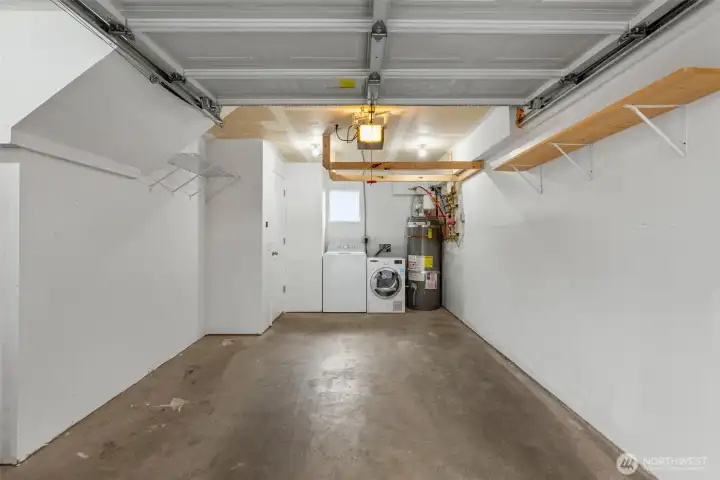 Laundry and new water heater