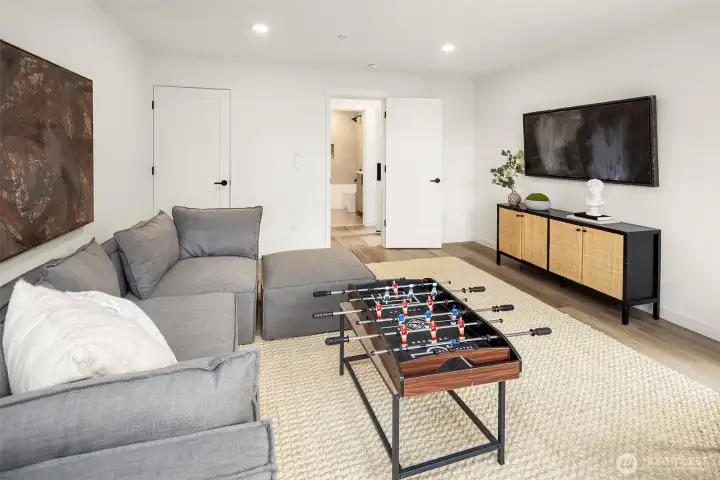 Photo from model home with reverse floor plan