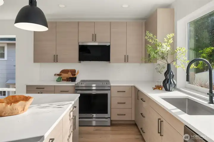 Photo from model home with reverse floor plan