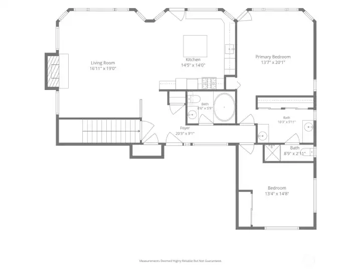 Main level floor plan Main level floor plan