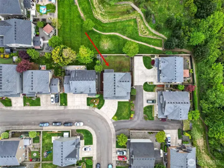 Backs up to Community Greenbelt with Trails