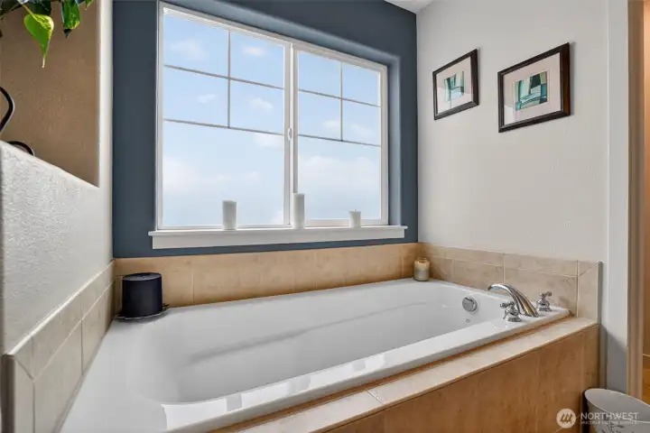 Primary Bathroom Soaking Tub