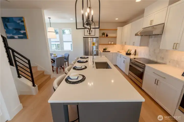 Chefs Kitchen with huge island