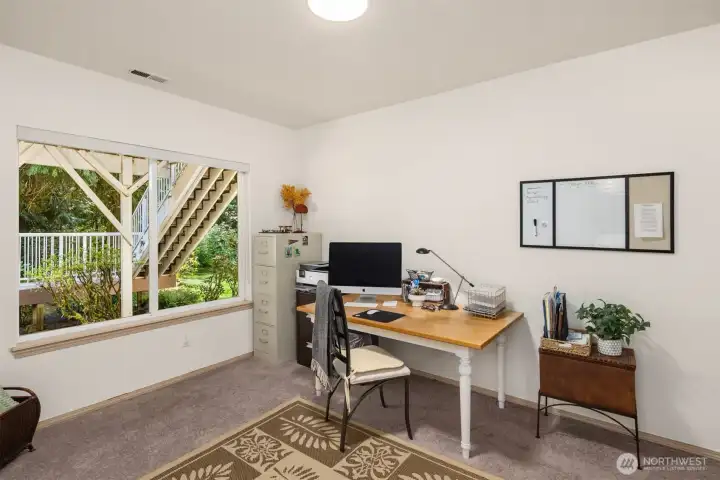 Office/Bedroom 5/Flex room on Lower level, complete with closet~