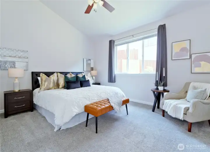 Primary bed with en suite
