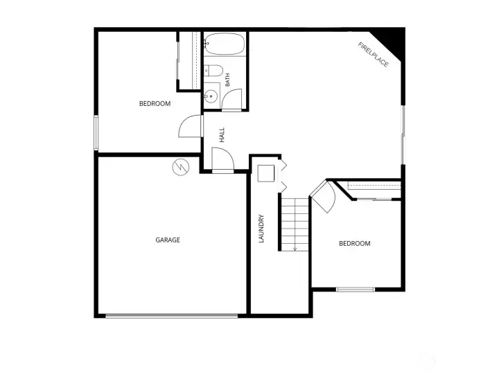 Lower Level Floor Plan