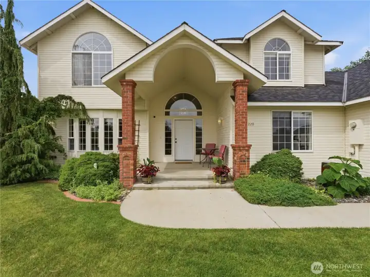 Inviting front entry with easy access to spacious living areas and functional floor plan.