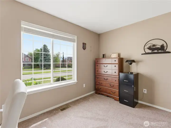 Dedicated home office providing privacy and flexibility for today's lifestyle needs.
