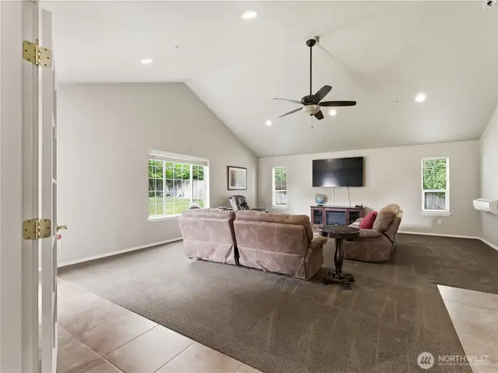 Versatile bonus room with mini-split system perfect for hobbies, fitness, gaming, or a second office.