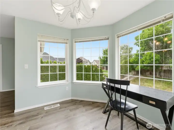 Primary bathroom with walk-in shower designed for comfort and convenience.