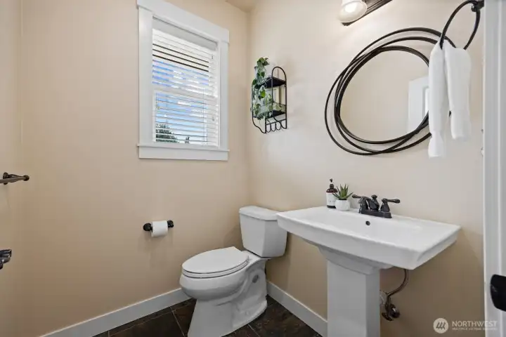 Powder room for guests