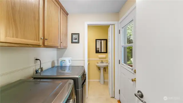 Laundry with walk-in pantry