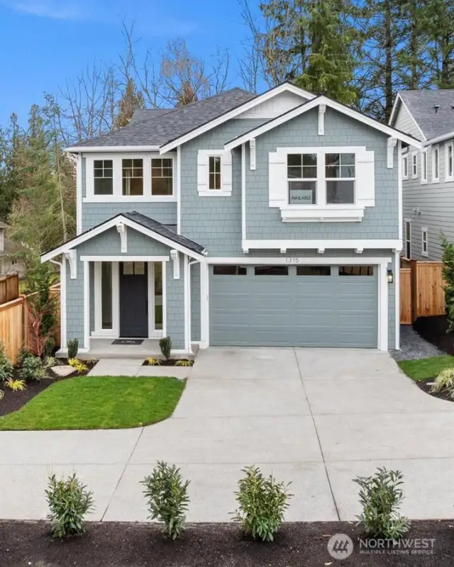 Maywood Heights, the Magnolia floor plan on lot 6.