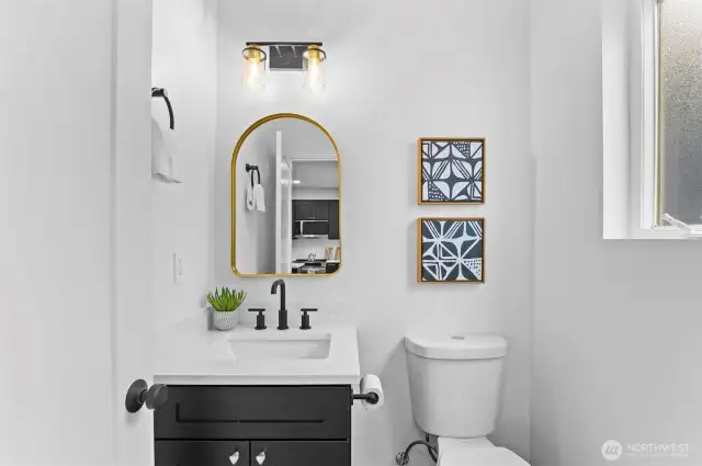 1/2 bath on main floor