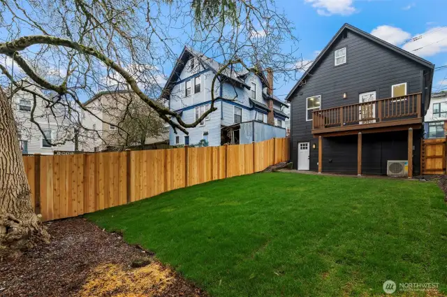 separate entry for guests or airbnb / adu
