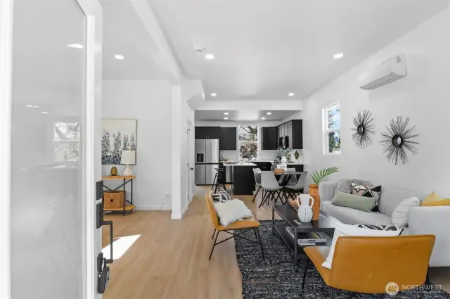 Wide open floor plan - more living space to the left