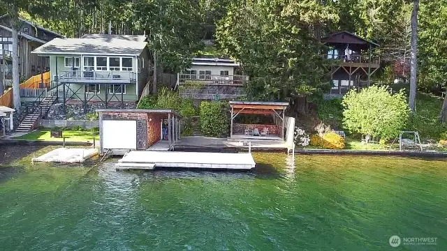 Cutest cabin on the lake, just waiting for it's next owner to make her Shine and make new memories