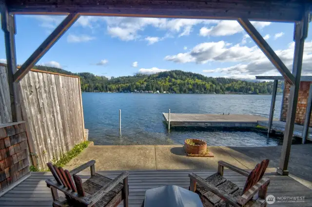 Covered Deck for those hot days!