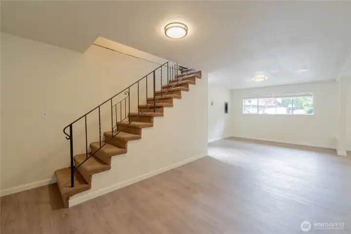 Stairs leading to bedroom/office 4.