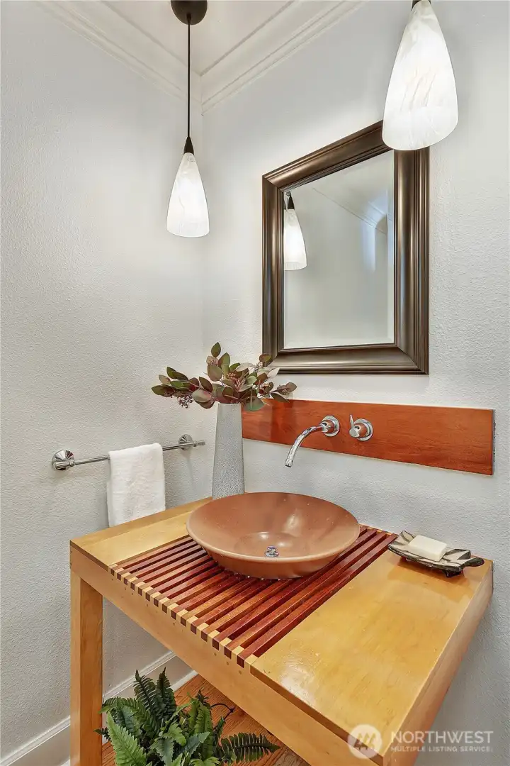 Main floor guest bathroom