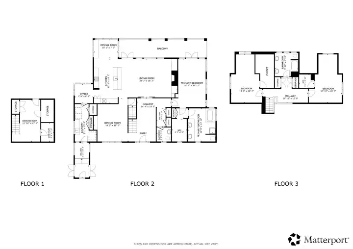 Separate Studio not included in this floor plan.