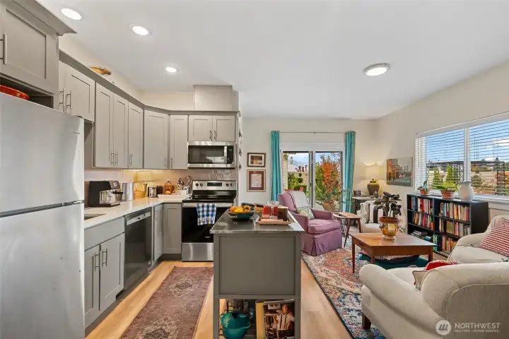 Kitchen in apartment