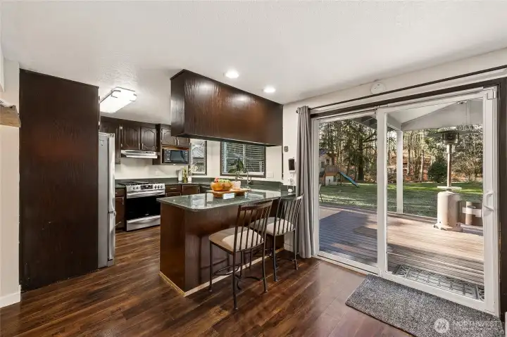 Check out that daily view from the Kitchen