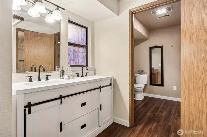 Part of the primary bath