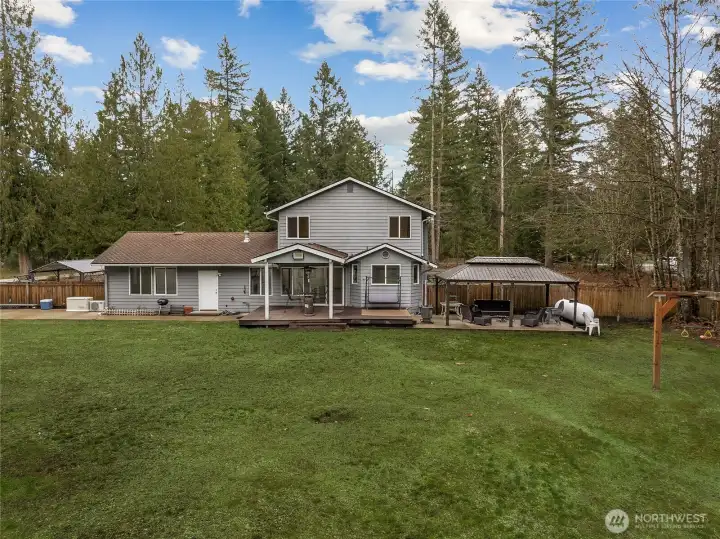 This is what 2+ acres affords you = freedom