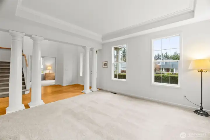 Another photo of entry from the large living room