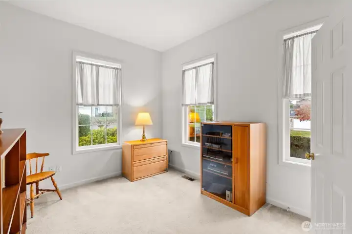 Office on the right off of the entry