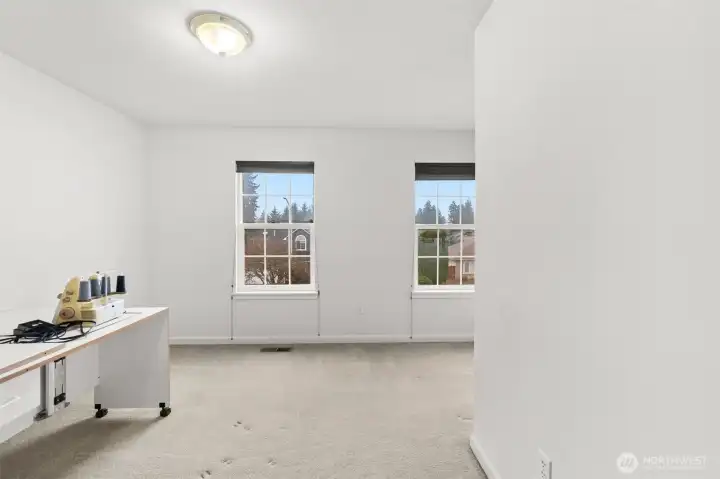 Large walk in closet/mini office BR's 2 & 3 on 2nd floor