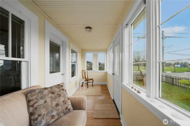 Front enclosed porch