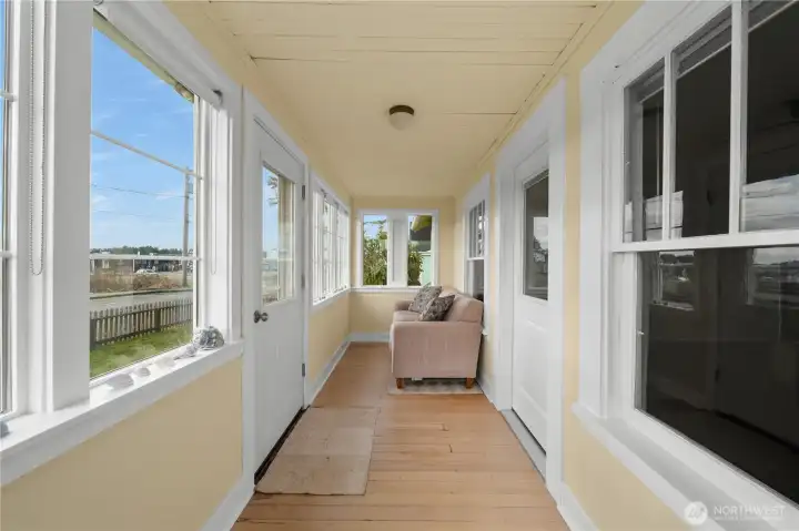 Front enclosed porch