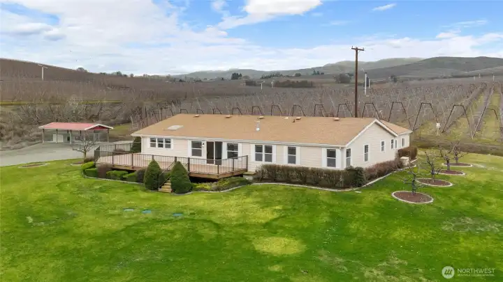Privacy + surrounded by beautiful orchards