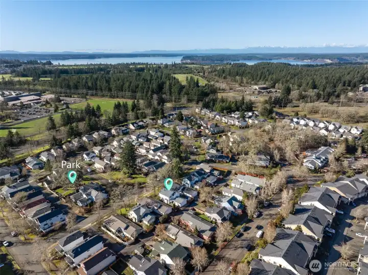 Located within walking distance to 4 playgrounds and 2 large parks.